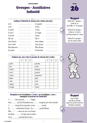 Français CM1 conjugaison ~ Cahiers malins