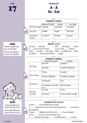 Français CM1 Orthographe ~ Cahiers malins