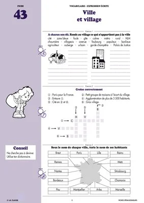 Français CM1 Vocabulaire ~ Cahiers malins