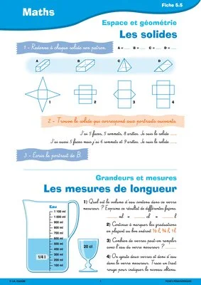 Passerelle CM1 CM2 géométrie
