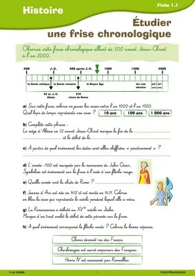 Passerelle CM1 CM2 histoire