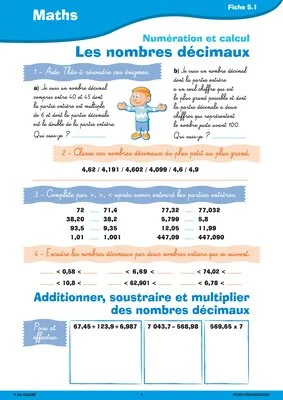Passerelle CM1 CM2 numération et calcul