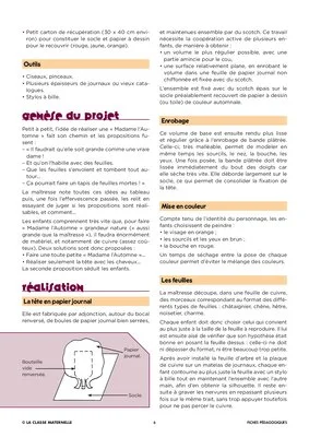 Créations en trois dimensions ~ Arts visuels en maternelle