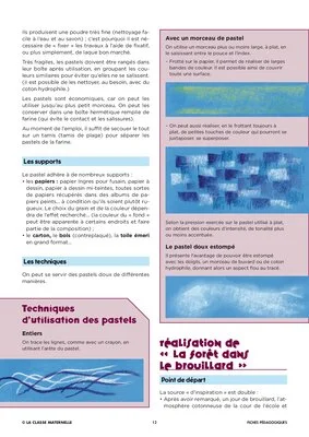 Techniques de création ~ Arts visuels en maternelle