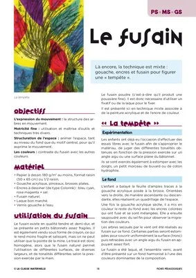 Techniques de création ~ Arts visuels en maternelle