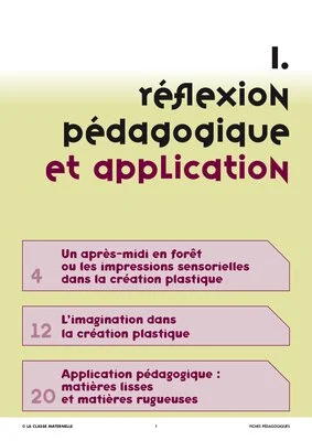 Arts visuels en maternelle : réflexion et application