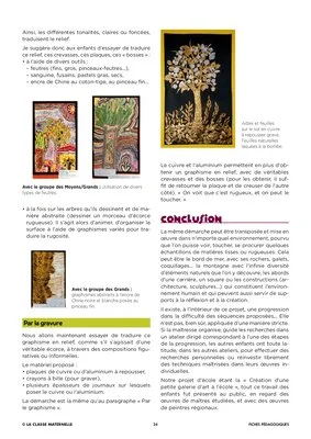 Arts visuels en maternelle : réflexion et application
