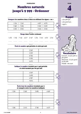 Maths CM1 Numération ~ Cahiers malins
