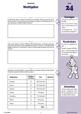 Maths CM1 Problèmes ~ Cahiers malins