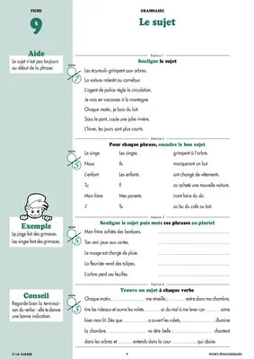 Français CE2 Grammaire ~ Cahiers malins