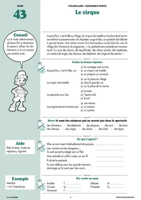 Français CE2 Vocabulaire ~ Cahiers malins