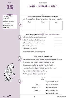 Français CE1 Conjugaison ~ Cahiers malins
