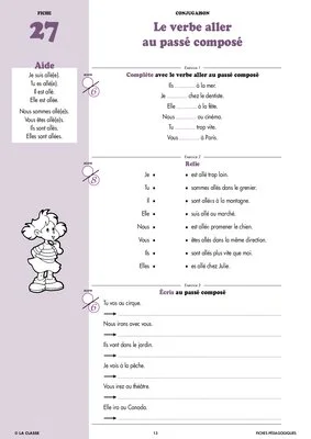 Français CE1 Conjugaison ~ Cahiers malins