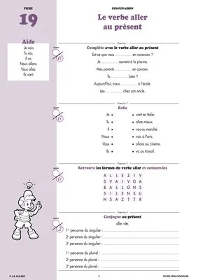 Français CE1 Conjugaison ~ Cahiers malins