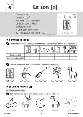 Le son "e"