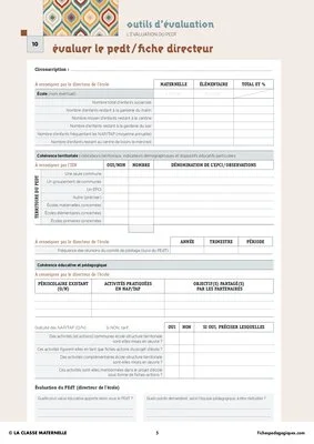 Quels outils pour évaluation en maternelle ?