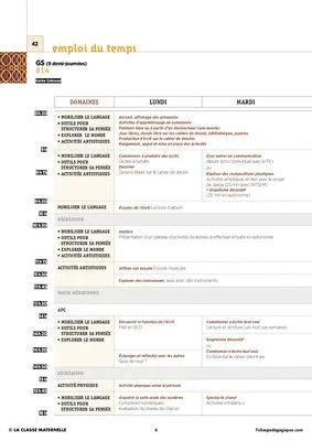 IO 2015 - 11 Emplois du temps en GS