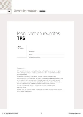 IO 2015 - Livret de réussites - TPS