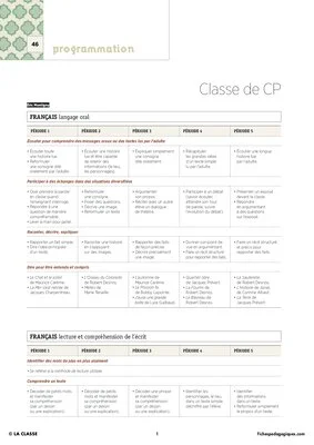 CP - Programmations 2016 - Nouveaux programmes