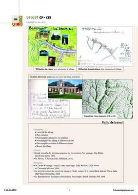 CP/CE1 - Projet pluridisciplinaire 2016 - Carnet de village