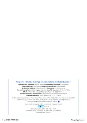 Spécial Nouveau Programme - Cycle 1 - Version numérique intégrale