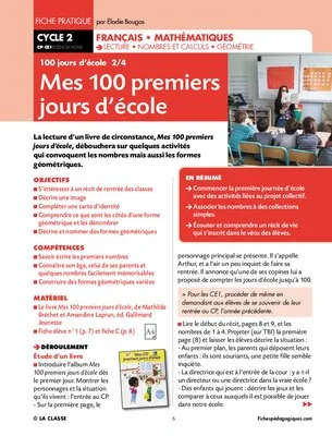 Projet 100 jours d’école CP-CE : activités et rituels de numération