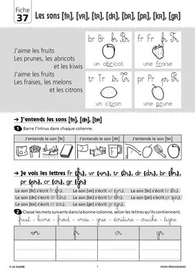 Les sons [fR] [gR] [kR] [bR] [pR] [vR] [tR] [dR]