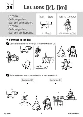 Les sons "ien" et "ienne"