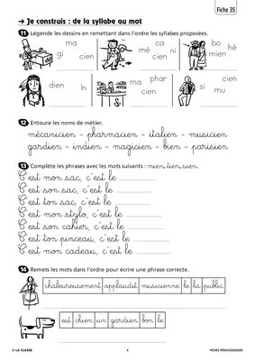 Les sons "ien" et "ienne"