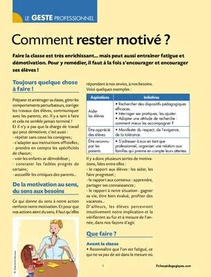 Comment rester motivé ?