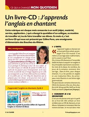 Un livre-CD pour apprendre l'anglais