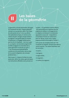 Les bases de la géométrie