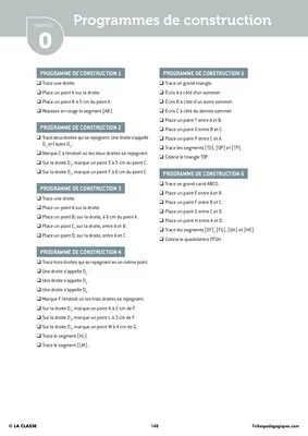 Les bases de la géométrie