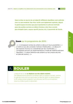 Activité physique en maternelle