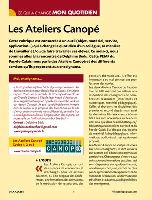 Les ateliers Canopé