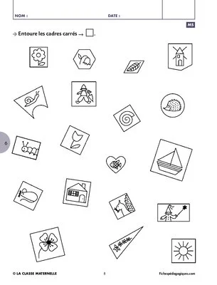 Activités perceptives (2&3) : formes et grandeurs