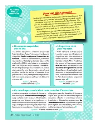 Paroles d'enseignants