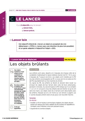 Agir dans l'espace, dans la durée et sur les objets