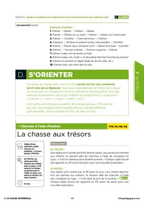 Adapter ses équilibres et ses déplacements