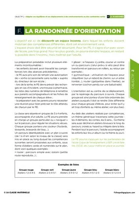 Adapter ses équilibres et ses déplacements
