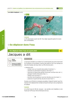 Adapter ses équilibres et ses déplacements