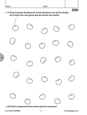 Activités perceptives (5) : numération