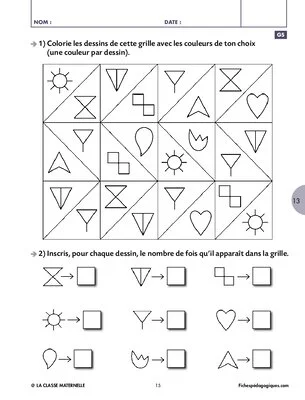 Activités perceptives (5) : numération