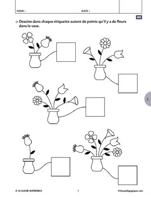 Activités perceptives (5) : numération