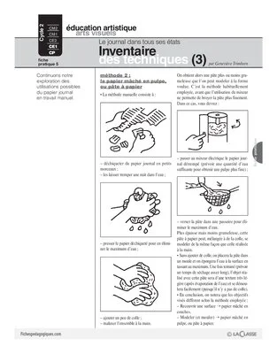 Journal (5) / Inventaire des techniques (3)