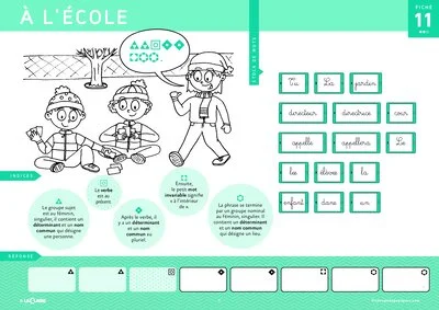 Keskidi ? A l'école