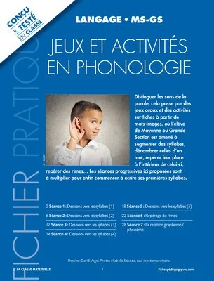 Jeux et activités en phonologie