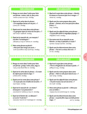 Le quiz des CE1