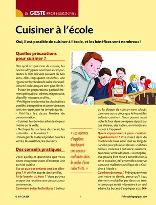 Cuisiner à l'école primaire