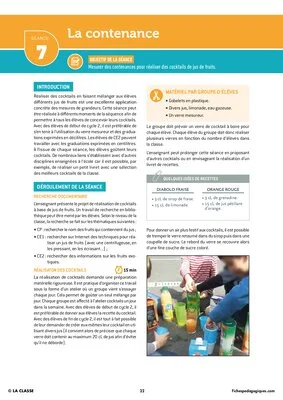 Grandeurs et mesures : la contenance